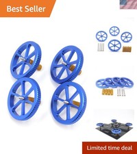 4PCS Aluminum Hand Twist Leveling Nut Diameter60mm picture