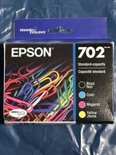 Epson 702 Genuine Ink Cartridge Black and Color Combo Pack T702120-BCS picture