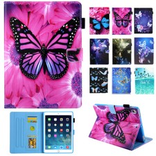 For iPad A16 11th/10th 2025 Cute Luxury Butterfly Leather Flip Shockproof Case picture