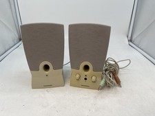 Harman/Kardon Beige 02320V Wired Multimedia Speakers, No AC Nice Sound Free S/H picture
