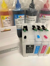 Empty Refillable Cartridges for Brother LC3037 LC3039 plus Refill Ink Chip reset picture