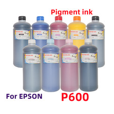 9X1Liter Premium Pigment refill ink for SureColor SC P600 Printer T760 picture