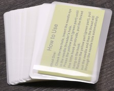 2.5x3.7-Inches Transparent Universal Thermal Laminating Sheets Pouches Premium picture
