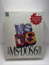 Vintage Microsoft MS DOS 6 Upgrade 3.5