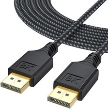 Displayport 1.4 Cable 10Ft, Display Port DP Cables (8K@60Hz, 4K@144Hz, 2K@165Hz picture