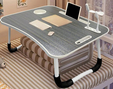 Laptop Bed Table, Foldable Laptop Desk , USB Charge Port, Portable Laptop table picture
