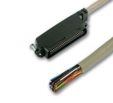 25 Pair Telco Amphenol CAT3 Trunk Cable 50-Pin Male to Blunt - PBX AMP RJ21 6ft picture