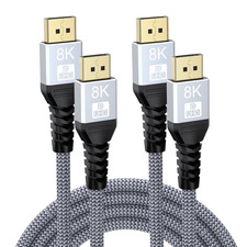 8K Displayport Cable 12FT, Display Port 1.4 Cable 12 Feet DP Cord picture