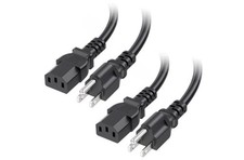Cable Matters 2-Pack UL Listed 13 Amps 3 Prong Power Cord 10 ft, 16 AWG C13 Po picture