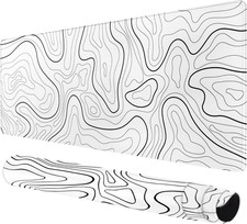 Large Gaming Mouse Pad Extended Desk Mat with Non Slip Stitched Edge picture