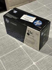 HP 13X Black Toner Cartridge Q2613X High Yield LaserJet Printing Genuine OEM New picture