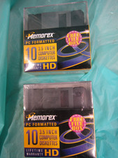 20 New Memorex PC Formatted 3.5 inch Computer Diskettes 3210-3661 picture