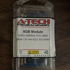 4GB DDR3L 1600MHz PC3-12800 Laptop RAM SO-DIMM 1.5V Non-ECC A-Tech picture