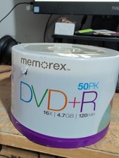 Memorex DVD+R Cool Colors 16X 4.7 GB 120 Min Disc 50 Pack Blank DVD NEW picture