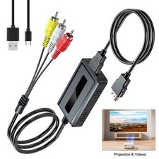 Definition Converter USB With HDMI 100cm Cable 1080P/60Hz RCA to HDMI-Compatible picture