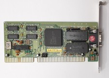 Trident 9016X2/4 LT2 REV. B ISA Graphics Card (TVGA9000A, 512KB, Retro, 1992) picture