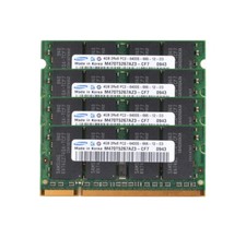 Samsung 4x 4GB 2Rx8 PC2-6400 DDR2-800MHz 200pin SODIMM Laptop Memory RAM