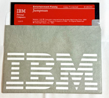 IBM Jumpman EPYX 1983 PC XT PCjr 5.25 Floppy Disk ONLY, Vintage Game picture