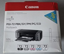 Genuine Canon PGI-72 Ink 5-Pack 6403B007 PBK GY PM PC CO PIXMA PRO-10 NEW picture