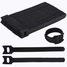 Nettbe 60 PCS 6 Inches Reusable Cable Ties, Adjustable Cord Straps Wire Organize picture