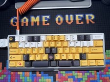 Groovin’ Greg Custom Wooting 60HE v2 -Split Spacebars w Silver Aluminum Case picture