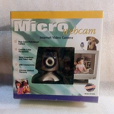  Micro Innovations IC100C USB Clip-On Webcam Silver 25 fps 640x480 Vintage picture