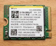Dell SK hynix 512GB M.2 2230 NVMe PCIe Gen4x4 Internal SSD HFS512GEM3X174N picture