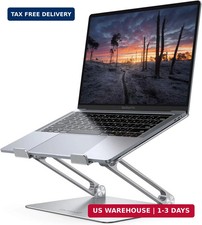 Lamicall Adjustable Laptop Stand for Desk for MacBook Air Pro HP 10-17.3'' | Alu picture