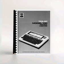 Radioshack Tandy TRS-80 Model 100 Portable Computer Manual picture
