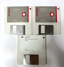 Apple Presents Apple AppleWorks Vintage SCSI Utilities - Apple II IIe Floppy Lot picture