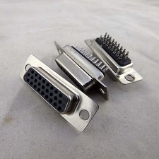 10x D-SUB DB26 26Pin Female Socket Solder Type Straight Adapter Connector 3 Rows picture