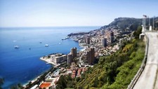 Cars formula one monaco monte Desk Mat Stitched picture