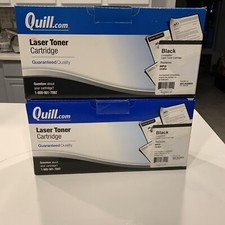 HP 85A, CE285A Black Toner Cartridge Quill Brand - Lot of 2 - New Sealed picture