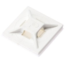 PANDUIT Mounting Base, Rubber Adhesive Tape, White, 500 pieces, ABMM-A-D picture