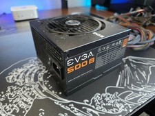 EVGA 500 B 500W 80 Plus Bronze ATX Power Supply 100-B1-0500 Tested Working picture