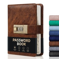 WEMATE Password Book with Lock, Password Book with Alphabetical Tabs 600+ Pas... picture