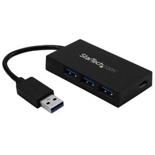 StarTech HB30A3A1CFB 4-Port USB 3.2 Gen1 Hub 5Gbps USB-A & USB-C picture