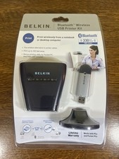 BELKIN Bluetooth Wireless USB Printer Adapter F8T031-B Sealed picture
