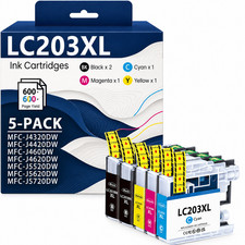 LC203XL Ink Cartridge High Yield for MFC-J480DW MFC-J485DW MFC-J680DW 5PACK picture