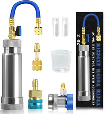 R134A & R1234YF & R410A AC Oil Dye Injector Kit with Accessories picture