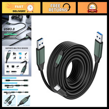50FT USB 3.0 Male to Male Cable - Fast Data Transfer for Hard Drives, Laptops, D picture