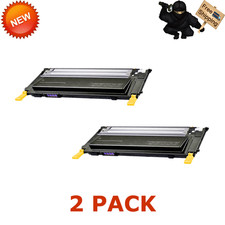 2 PK CLT-Y409S Yellow Toner For Samsung CLP-310 CLP-310N CLP-315W CLX-3175FN picture