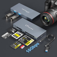 Cfexpress Type B Card Reader,8 in 1 Multi CF Express Reader for Cfexpress Type picture