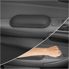 2PCS Car Door Armrest Pads,Soft Leather+Memory Foam Knee Pads for Black  picture