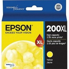 NEW Epson 200XL Yellow ink Cartridge T200XL420 GENUINE EXP 04/2026 picture