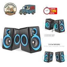 SP2040 Bluetooth Surround Sound Speakers with Deep Bass - USB Powered Multimedia picture