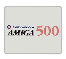 Commodore Amiga 500 Mouse Pad Retro Mat 11.8 x 9.8 in Stitched Edge picture