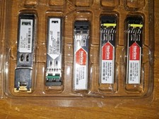 Cisco SFP-GE-T EXT GLC-ZX-SM FiberStore SFP-GE-S-FS 1G SFP Lot Bundle picture