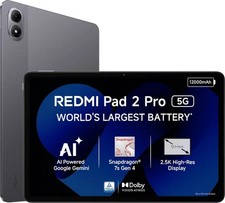 REDMI Pad 2 Pro 5G 8 GB RAM 256GB ROM 12.1 inch with Wi-Fi+5G DUAL Gaming Tablet picture