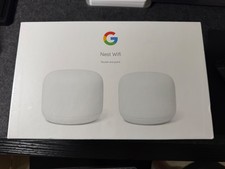 Google Nest Wifi Mesh System 2Pack Snow Router  Point with Google Assist G1N picture